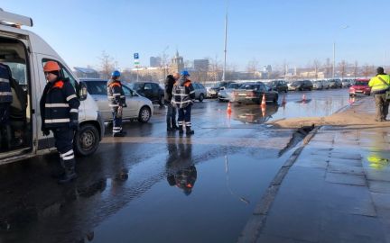 Vandentiekio avarija Upės gatvėje likviduota, vandens tiekimas gyventojams nenutrūko