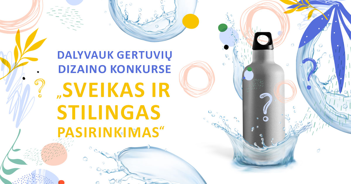 „Vilniaus vandenys“ sostinės moksleivius kviečia išlaisvinti savo kūrybiškumą ir susikurti savo svajonių gertuvę