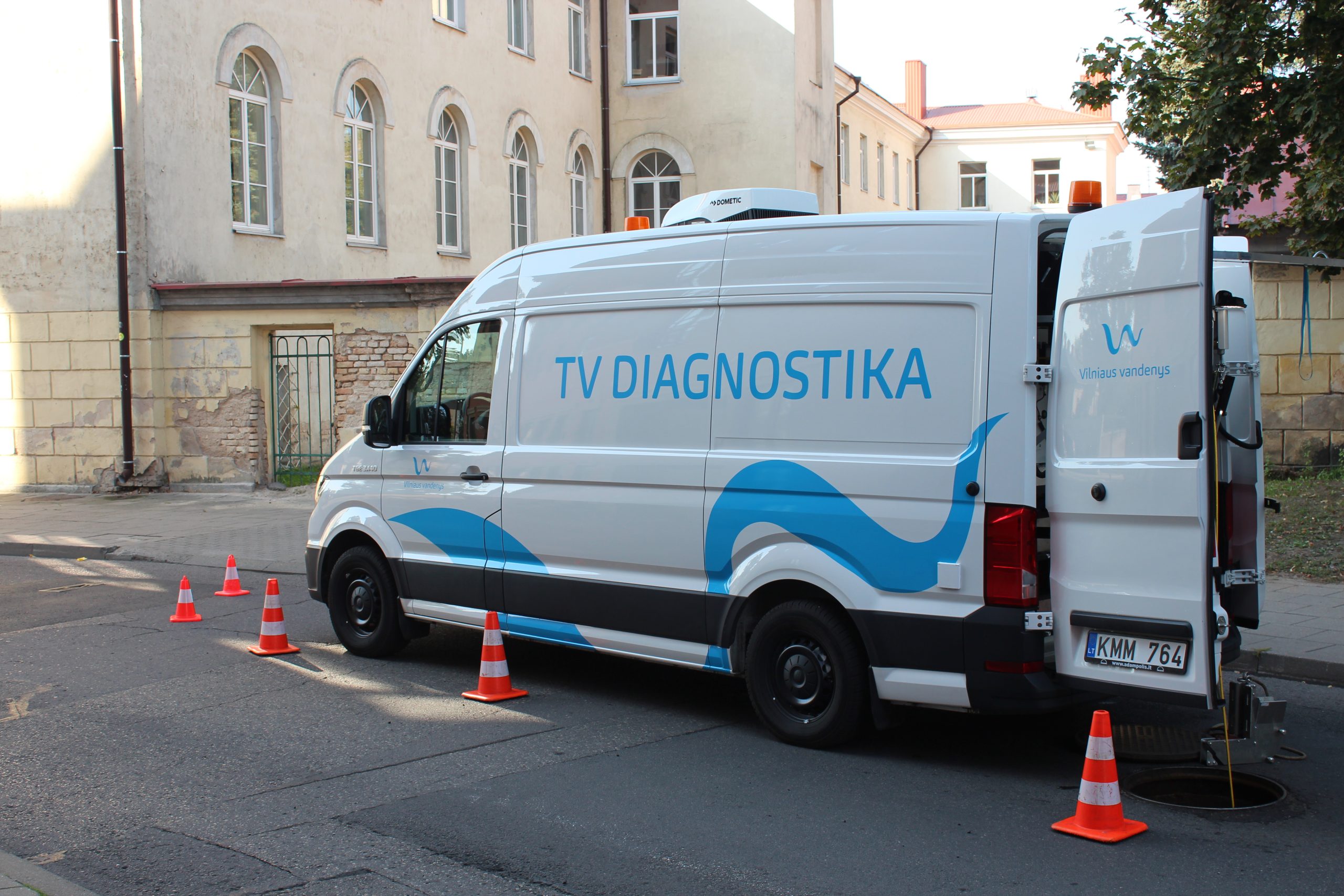 Robotai sostinėje keliauja ir vamzdynais: užtikrina saugumą ir avarijų likvidavimo greitį