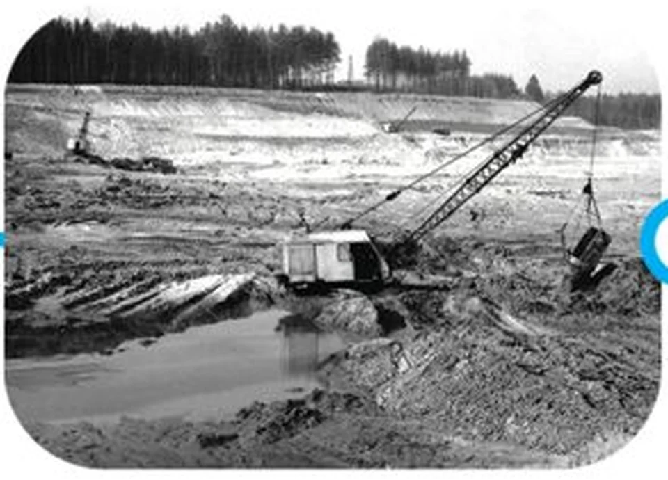 Vilniaus nuotekų valyklos statybų pradžia 1975 metais