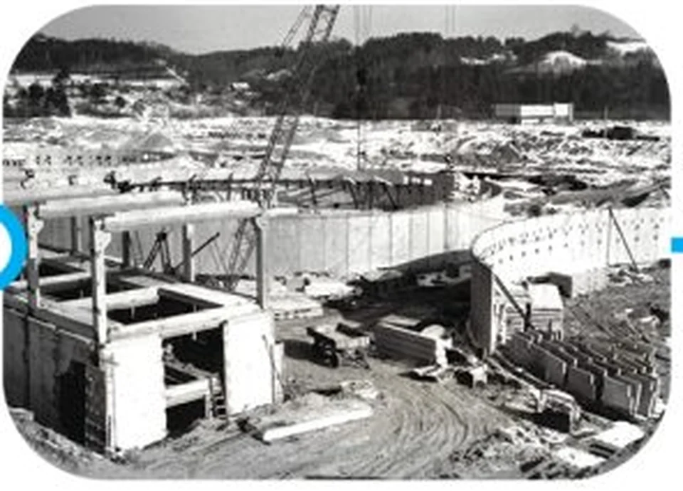 Vilniaus nuotekų valyklos statybos prieš pradedant eksploataciją 1986 metais