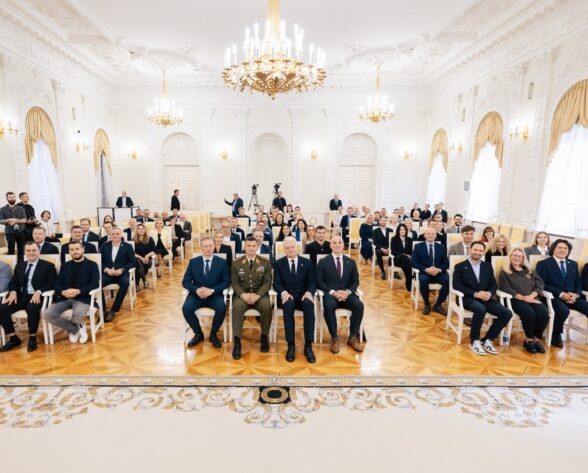 Chartijos pasirašymas. Foto: Eitvydas Kinaitis, LR Prezidentūra.