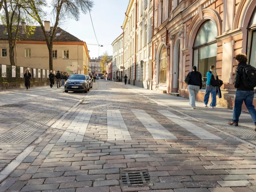Sostinėje baigtas antrasis Trakų gatvės remonto etapas